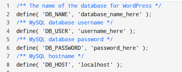 Verify database credentials with key details
