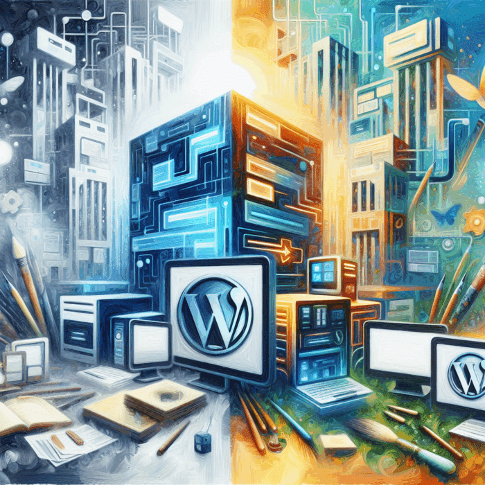 wordpress com vs org
