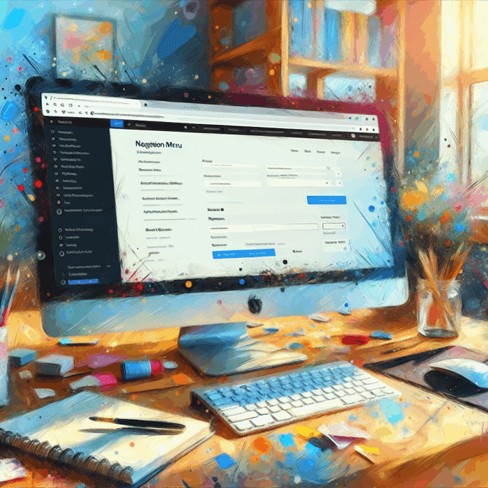 how to add a navigation menu in wordpress