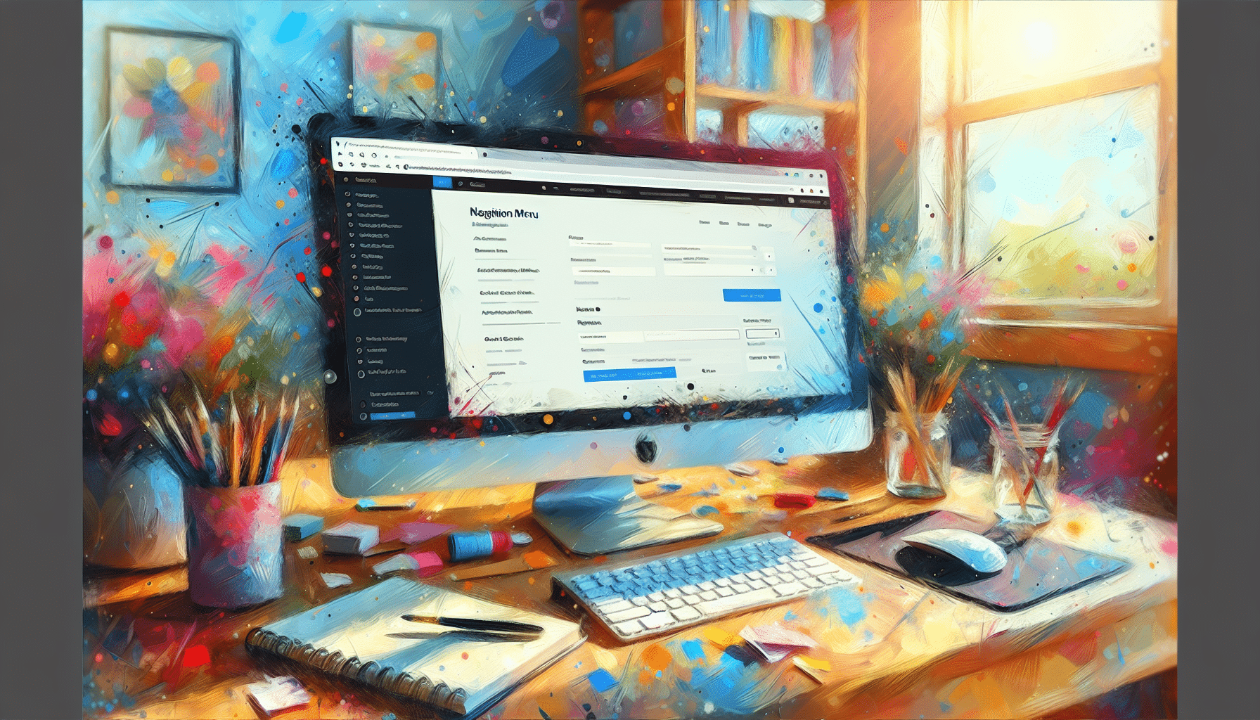 how to add a navigation menu in wordpress