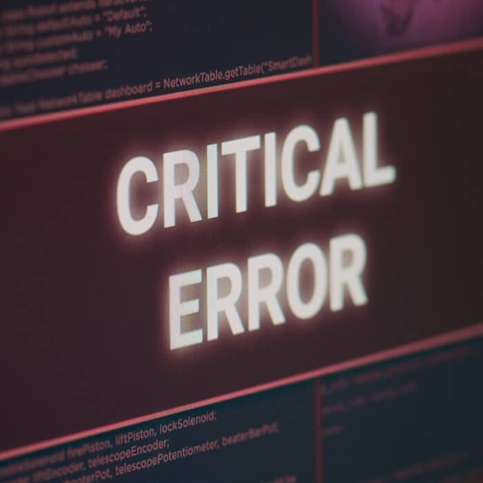 critical error wordpress