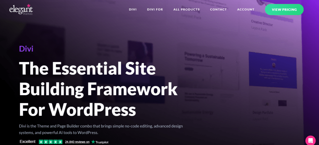Drag and drop website builders