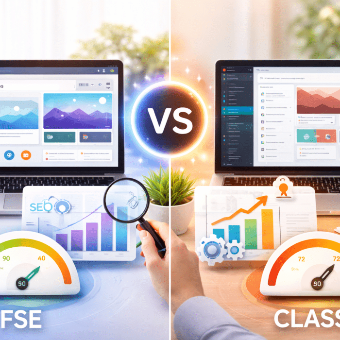 How to compare FSE vs Classic Themes for performance SEO