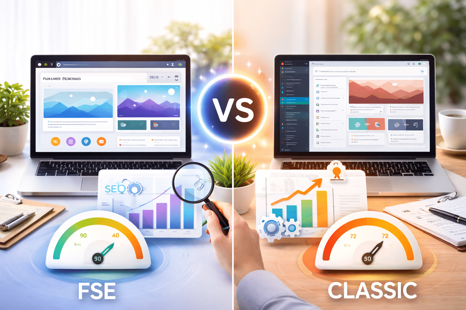 How to compare FSE vs Classic Themes for performance SEO
