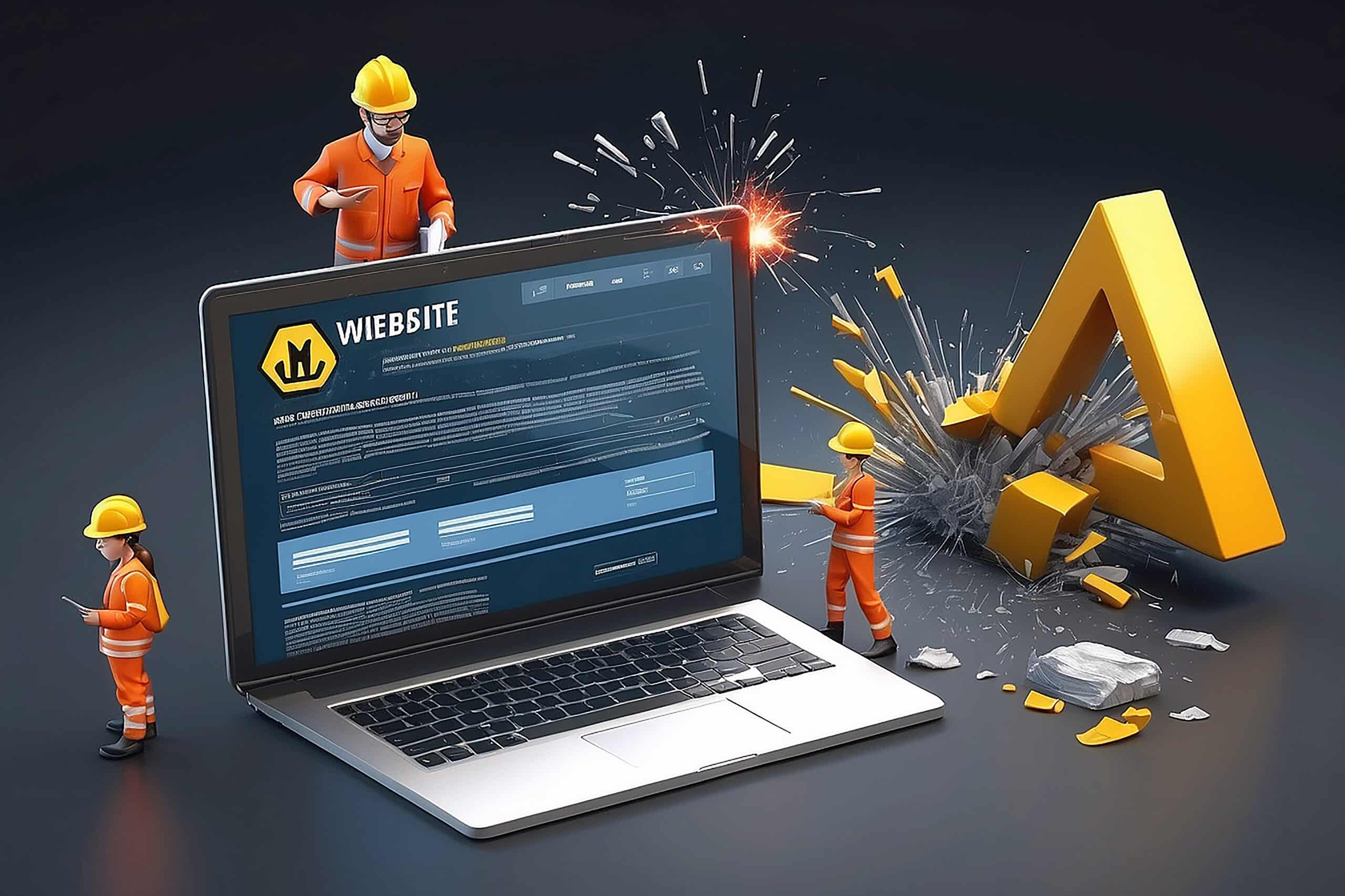 website testing warning error