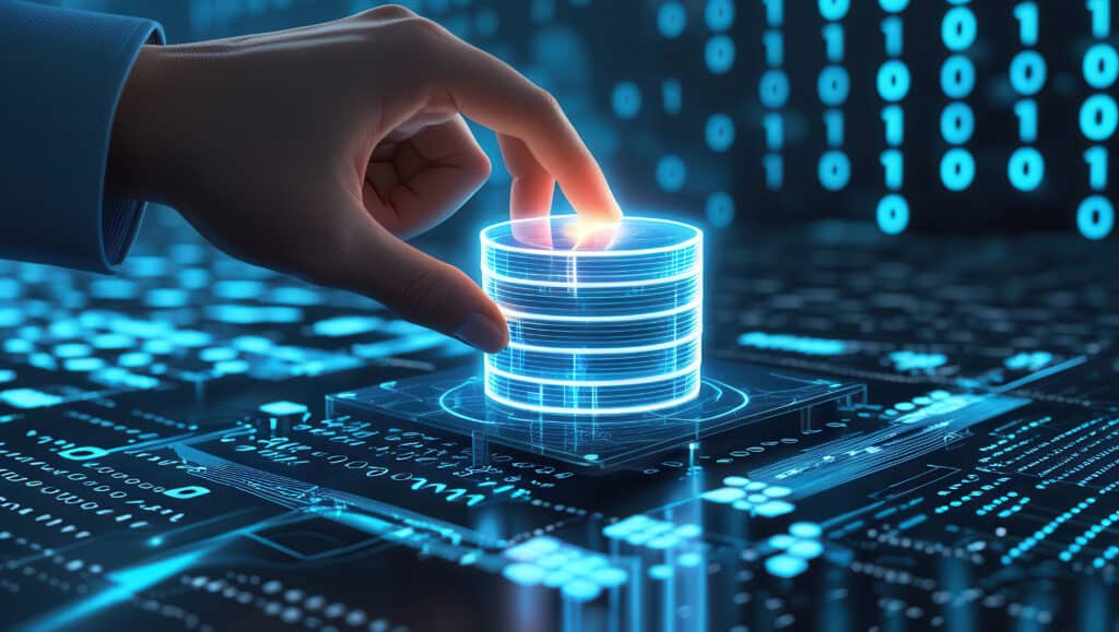 digital WooCommerce database concept