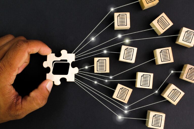 blog topic cluster illustration