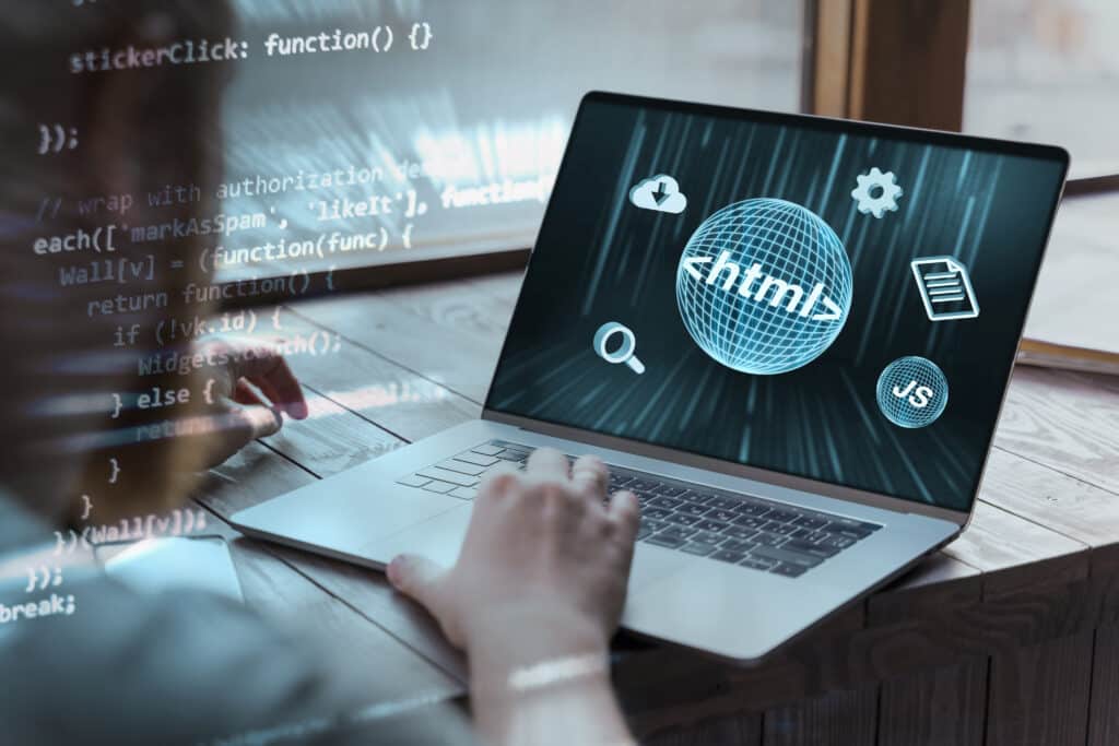person working on a computer , AI WordPress tools